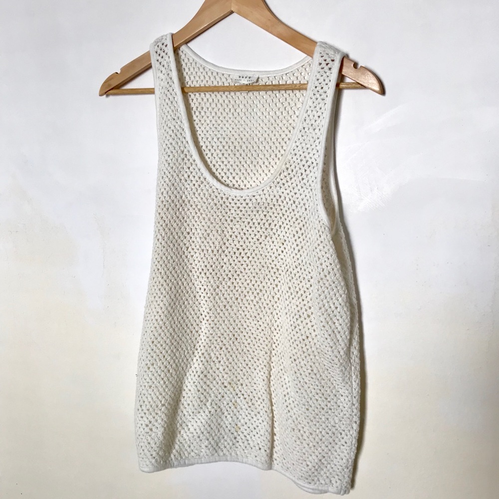 Joie Crochet Cami Tank Top Sz S